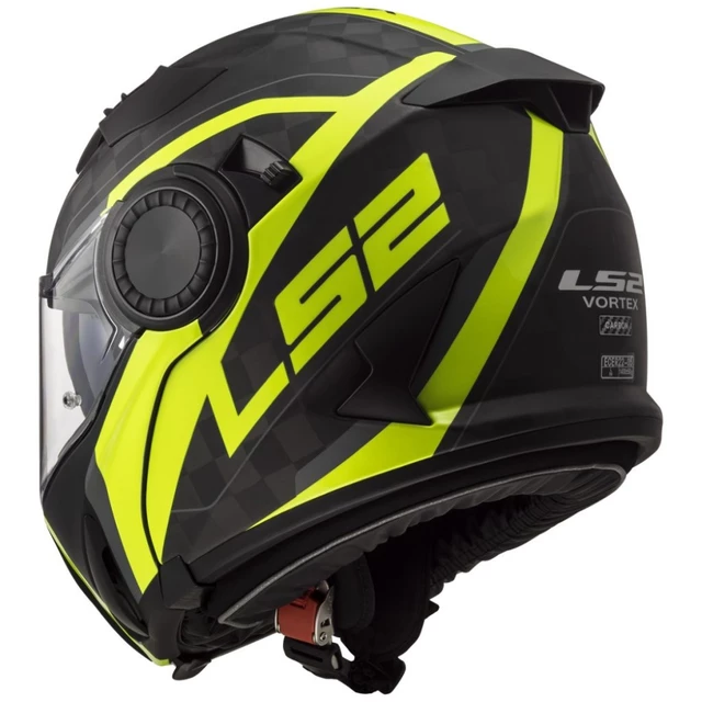 Výklopná přilba LS2 FF313 Vortex - 2.jakost - Solid Carbon