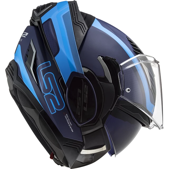 Překlopná moto přilba LS2 FF900 Valiant II Orbit P/J - rozbaleno - Matt Blue