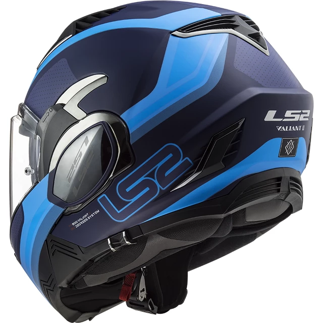 Překlopná moto přilba LS2 FF900 Valiant II Orbit P/J - rozbaleno - Matt Blue