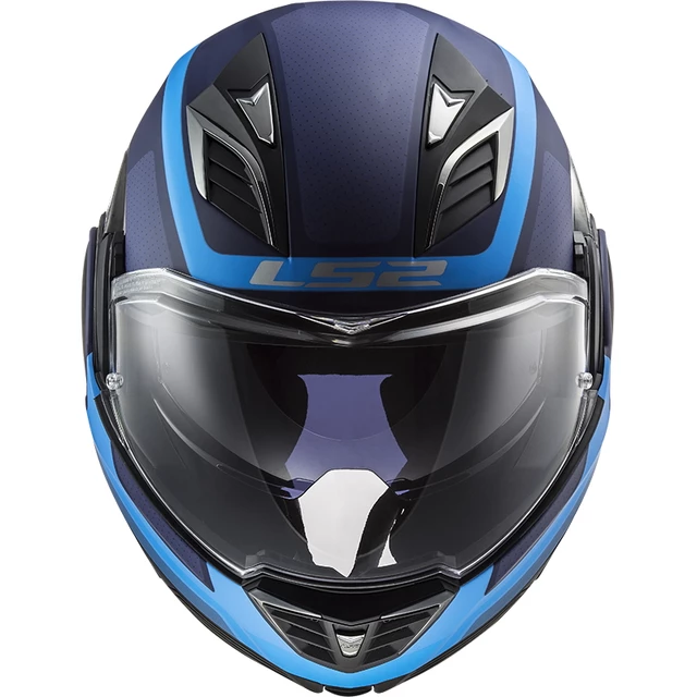 Překlopná moto přilba LS2 FF900 Valiant II Orbit P/J - rozbaleno - Matt Blue