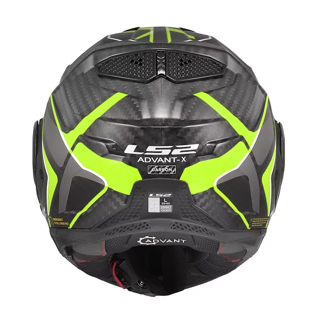 Překlopná moto přilba LS2 FF901 Advant X C Future II H-V Yellow P/J