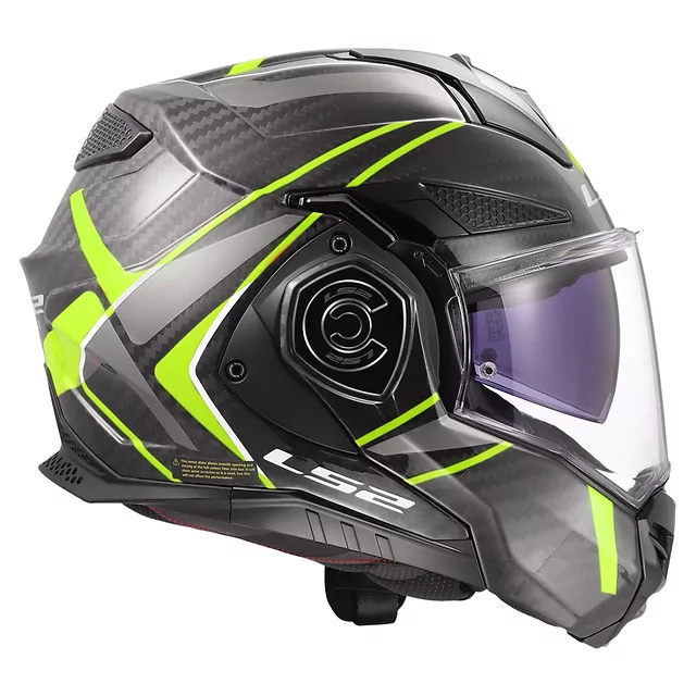 Překlopná moto přilba LS2 FF901 Advant X C Future II H-V Yellow P/J