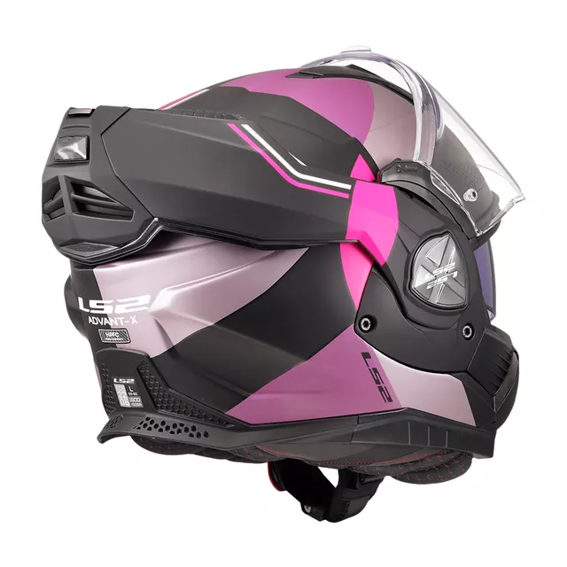 Překlopná moto přilba LS2 FF901 Advant X Ultra Grey Purple P/J