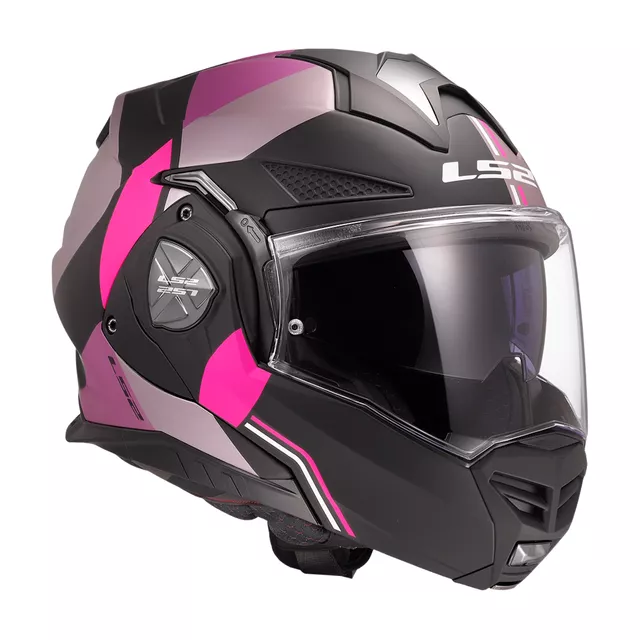 Překlopná moto přilba LS2 FF901 Advant X Ultra Grey Purple P/J