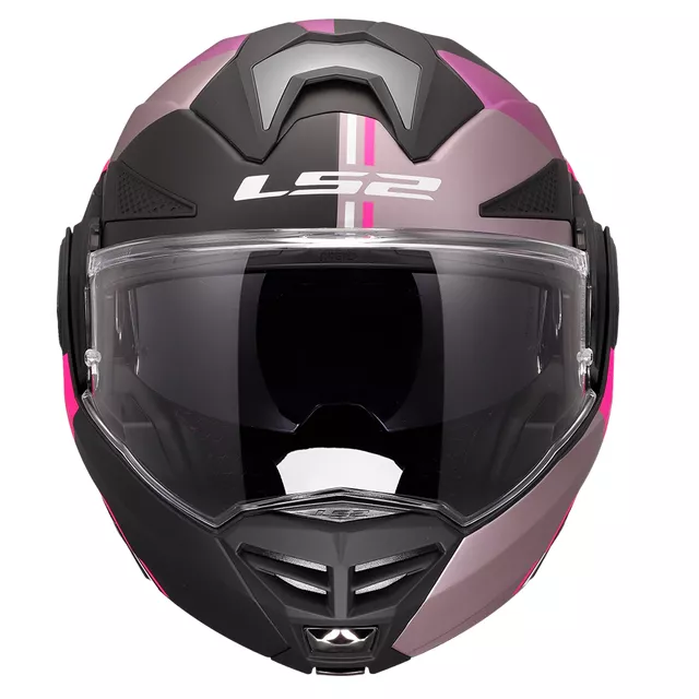Překlopná moto přilba LS2 FF901 Advant X Ultra Grey Purple P/J