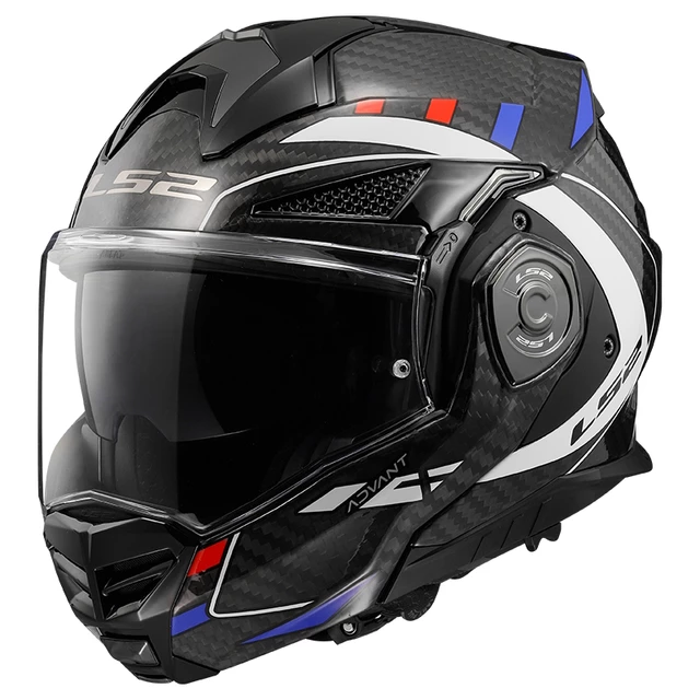 Překlopná moto přilba LS2 FF901 Advant X C Future Gl White Blue P/J