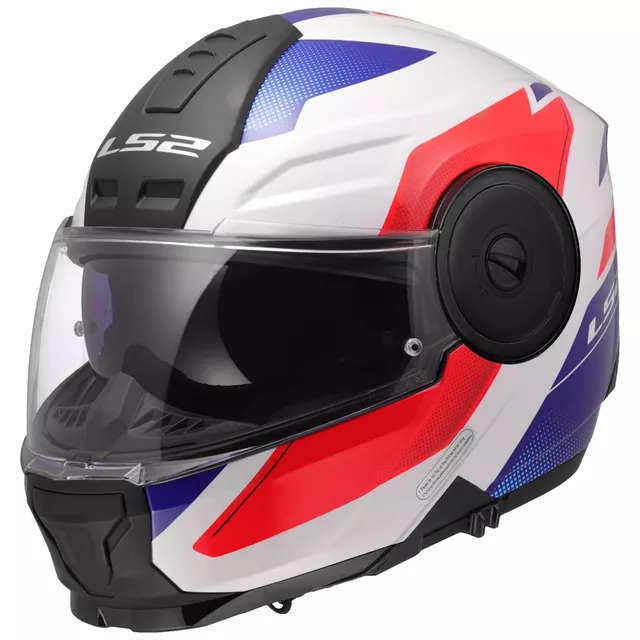 Výklopná moto přilba LS2 FF902 Scope II Duria White Blue Red