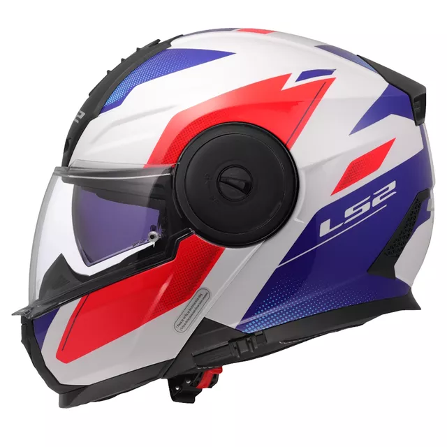 Výklopná moto přilba LS2 FF902 Scope II Duria White Blue Red