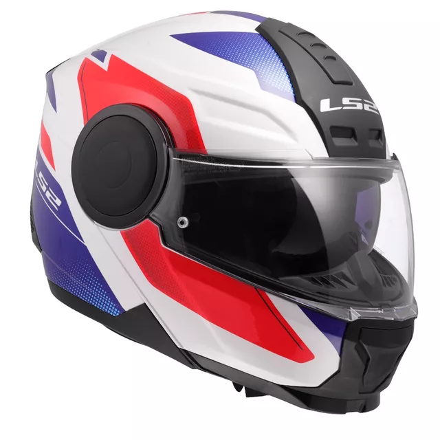 Výklopná moto přilba LS2 FF902 Scope II Duria White Blue Red