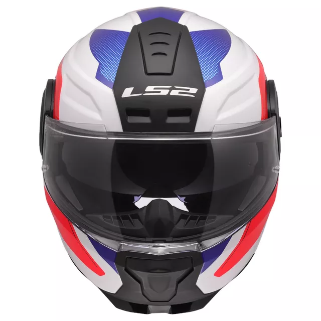 Výklopná moto přilba LS2 FF902 Scope II Duria White Blue Red