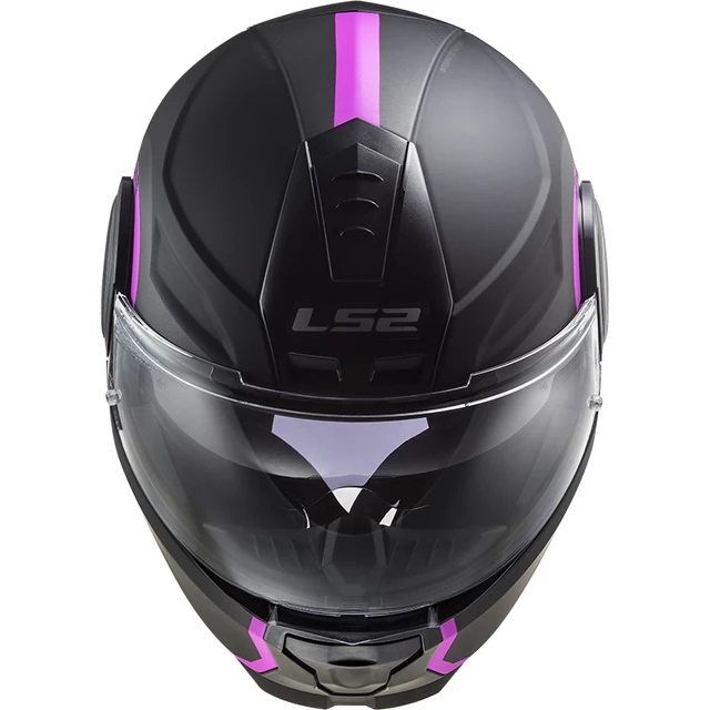Výklopná moto přilba LS2 FF902 Scope Arch - rozbaleno - Gloss White Titanium