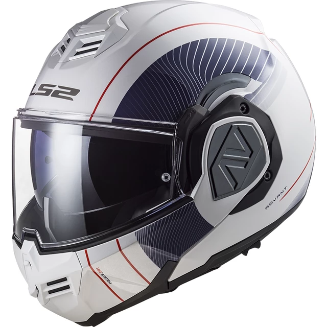 Překlopná moto přilba LS2 FF906 Advant Cooper White Blue P/J
