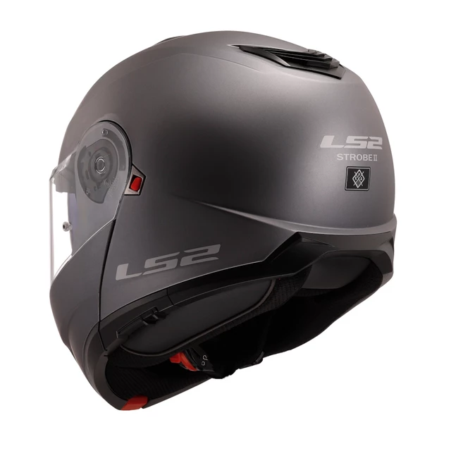 Výklopná přilba LS2 FF908 Strobe II Matt Titanium - rozbaleno