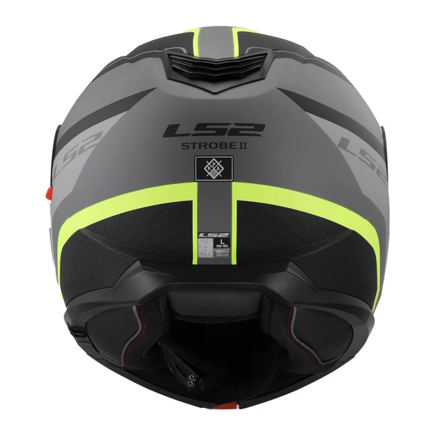 Výklopná přilba LS2 FF908 Strobe II MONZA Matt Black H-V Yellow
