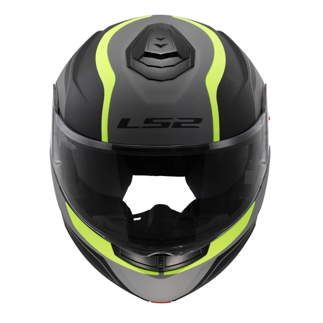 Výklopná přilba LS2 FF908 Strobe II MONZA Matt Black H-V Yellow