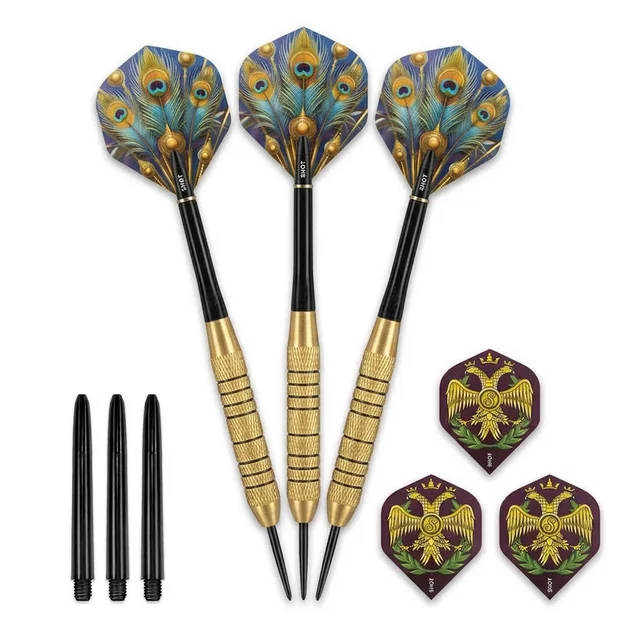 Šipky Shot Solo Brass Plated Value Range steel 3ks