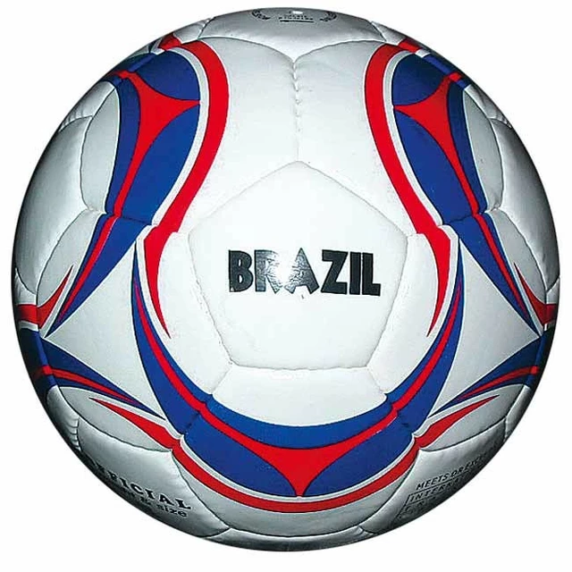 Fotbalový míč Spartan Brasil Cordlay vel. 5 - bílo-žlutá - modro-bílo-červená