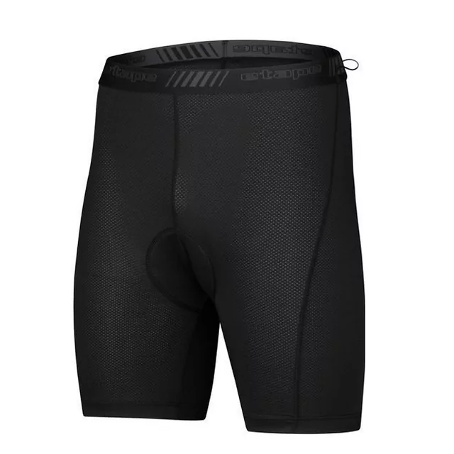 Volné pánské cyklokalhoty Etape Freedom 3.0 - černá/limeta