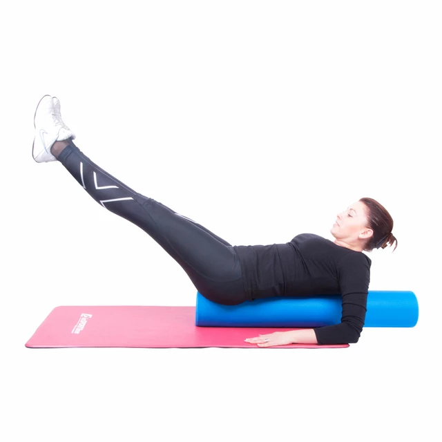Jóga válec inSPORTline Evar Big 90 cm - modrá