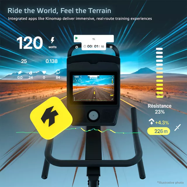 Cyklotrenažér inSPORTline ZenRoute 1200 - 2.jakost