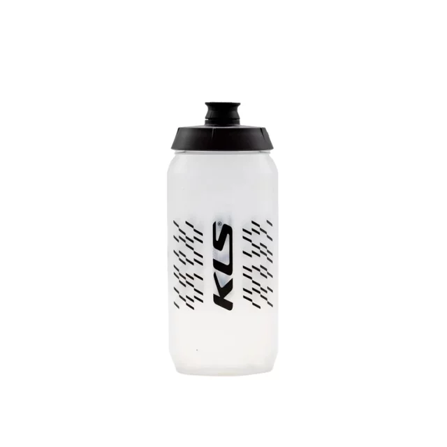 Cyklo láhev Kellys Kolibri 0,55l - Black - Transparent