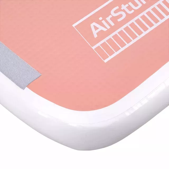 Airtrack inSPORTline Airstunt 300x100x10 cm korálová růžová s ruční pumpou