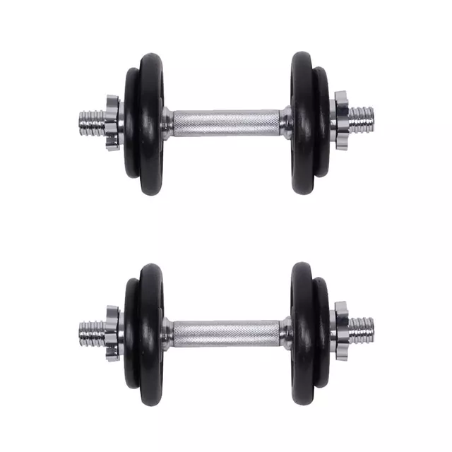Jednoručky v kufříku inSPORTline set 2x 5-10kg