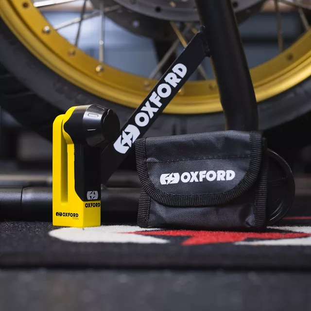 Zámek kotoučové brzdy Oxford Titan - žlutá