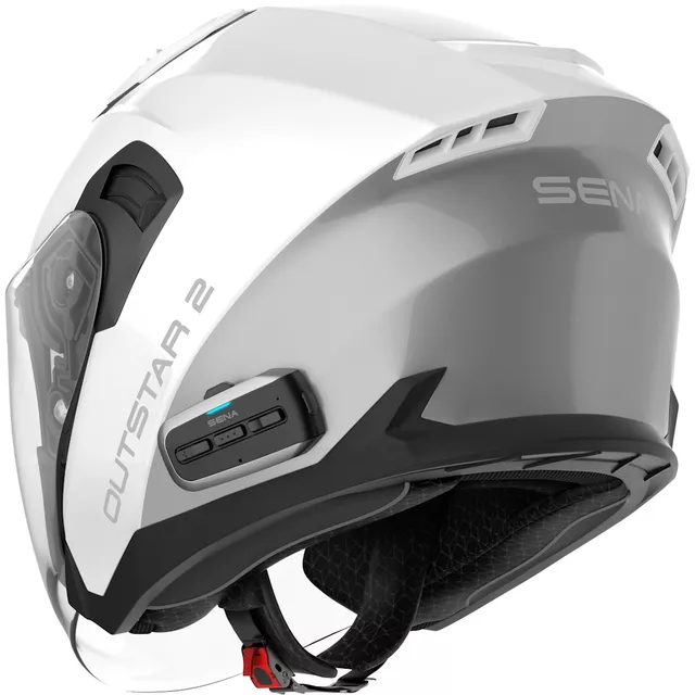 Moto přilba s headsetem SENA Outstar 2 - černá matná