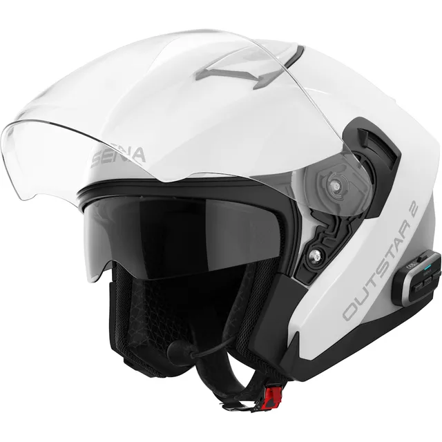 Moto přilba s headsetem SENA Outstar 2 - černá matná