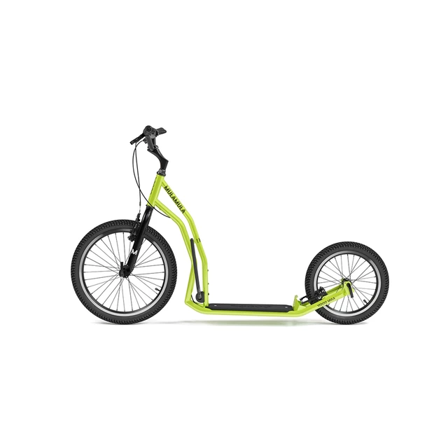 Koloběžka Yedoo Mula Y40 20/16" - Silver - Green