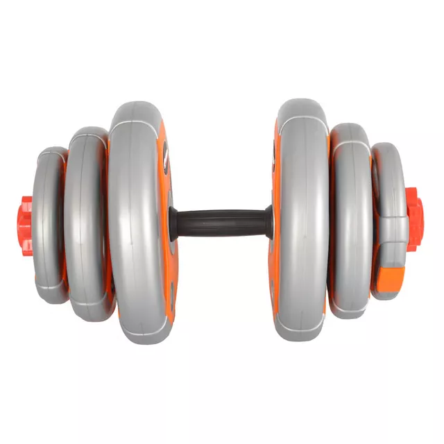 Jednoruční nakládací činkový set inSPORTline 3-18 kg - 2.jakost