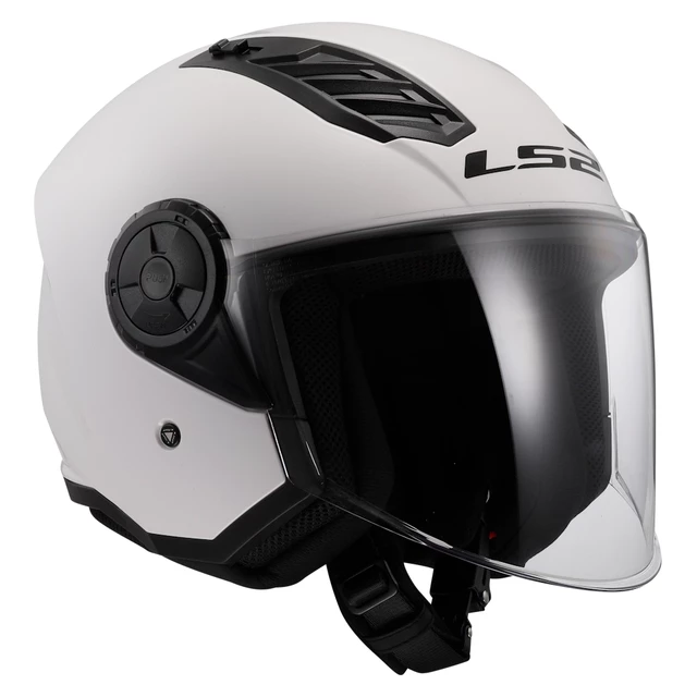 Moto přilba LS2 OF616 Airflow II Solid Gloss White