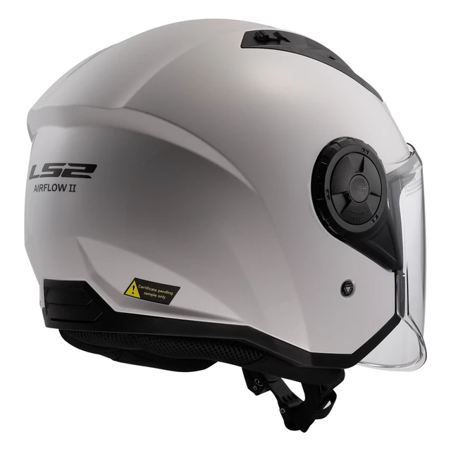 Moto přilba LS2 OF616 Airflow II Solid Gloss White