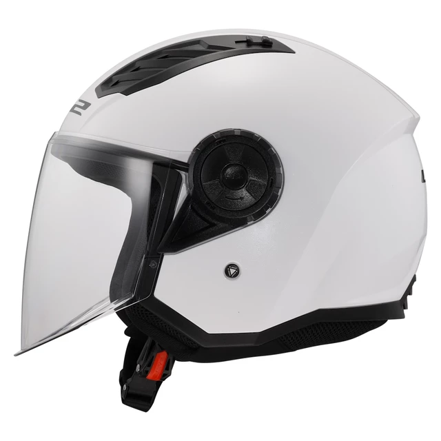 Moto přilba LS2 OF616 Airflow II Solid Gloss White