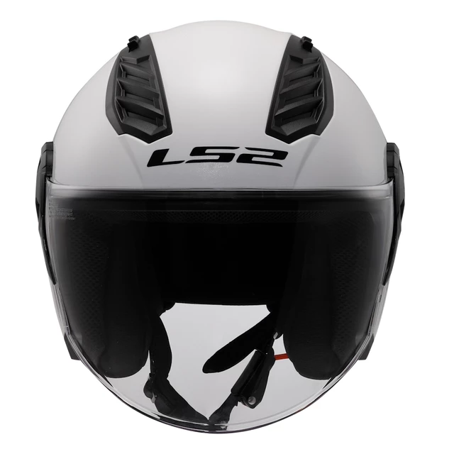 Moto přilba LS2 OF616 Airflow II Solid Gloss White