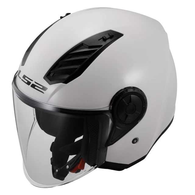 Moto přilba LS2 OF616 Airflow II Solid Gloss White