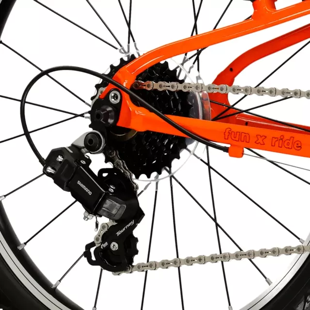 Ultra lehké dětské kolo Kross Liftie 20" Gen 009 • 115-130 cm • 7,2 kg - oranžová/černá/lesk