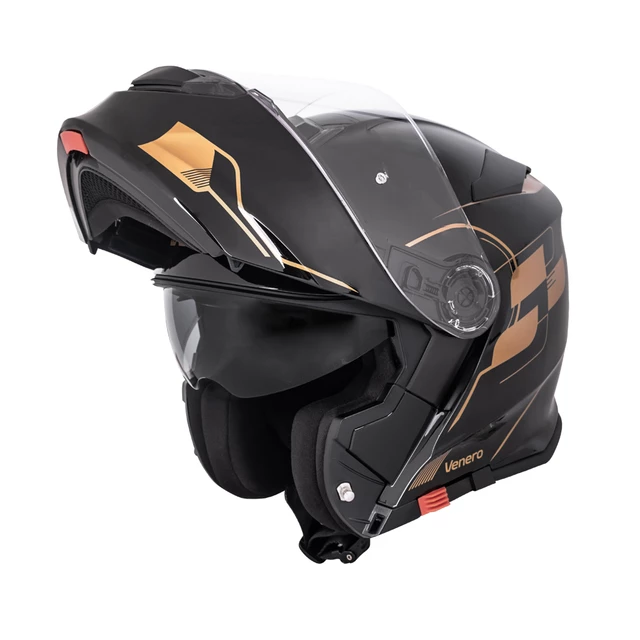 Výklopná přilba W-TEC Venero - Magic Matt Black