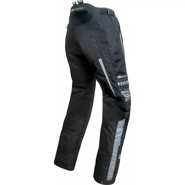 Pánské textilní moto kalhoty Spark Mizzen - černá-fluo