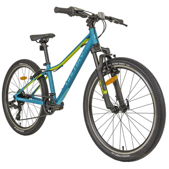 Odlehčené juniorské horské kolo Galaxy Pavo 24" 9.0 • 138-148 cm • 11,3 kg - stříbrná