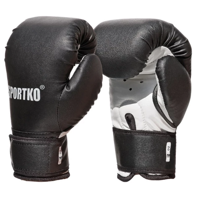 Boxerské rukavice SportKO PD2 - černá - černá
