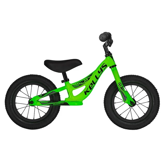Odlehčené odrážedlo KELLYS KITE 12" • 3,9 kg - Red - Neon Green