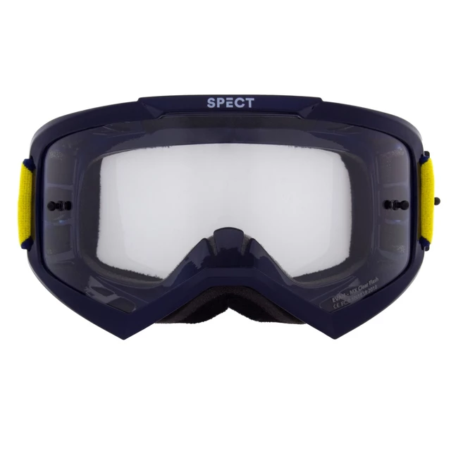 Motokrosové brýle RedBull Spect Evan, modré, plexi čiré