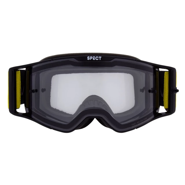 Motokrosové brýle RedBull Spect Torp, černé, čiré plexi