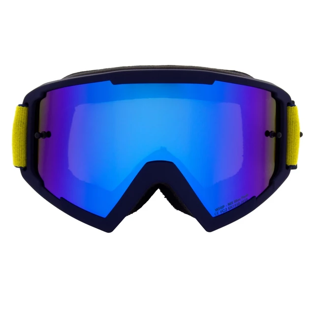 Motokrosové brýle RedBull Spect Whip, modré matné, plexi modré zrcadlové