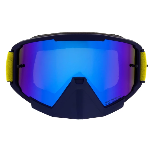 Motokrosové brýle RedBull Spect Whip, modré matné, plexi modré zrcadlové