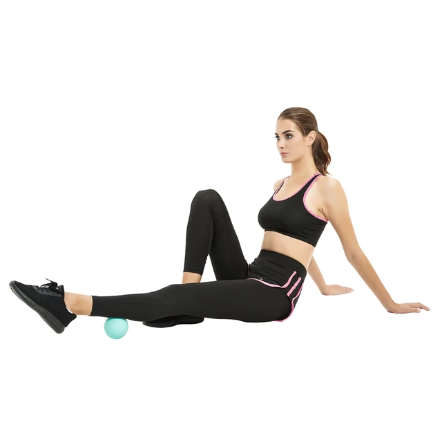 Masážní míčky inSPORTline Thera 9 cm - tyrkysová