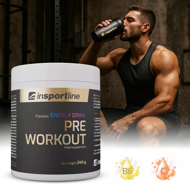 Doplněk stravy inSPORTline Pre Workout 240g