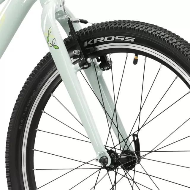 Odlehčené juniorské dívčí kolo Kross LEA JR 1.0 24" Gen 006 • 130-150 cm • 12 kg